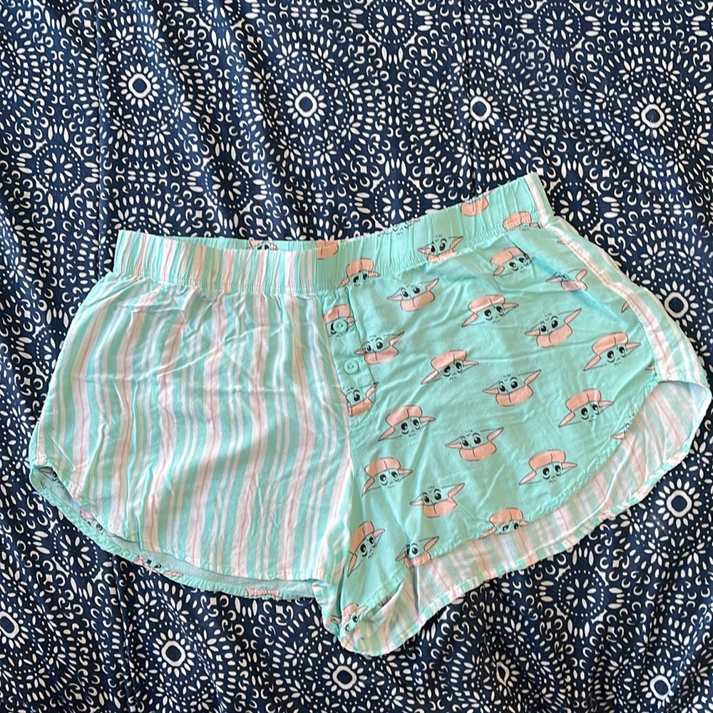 Grogu Pajama Shorts